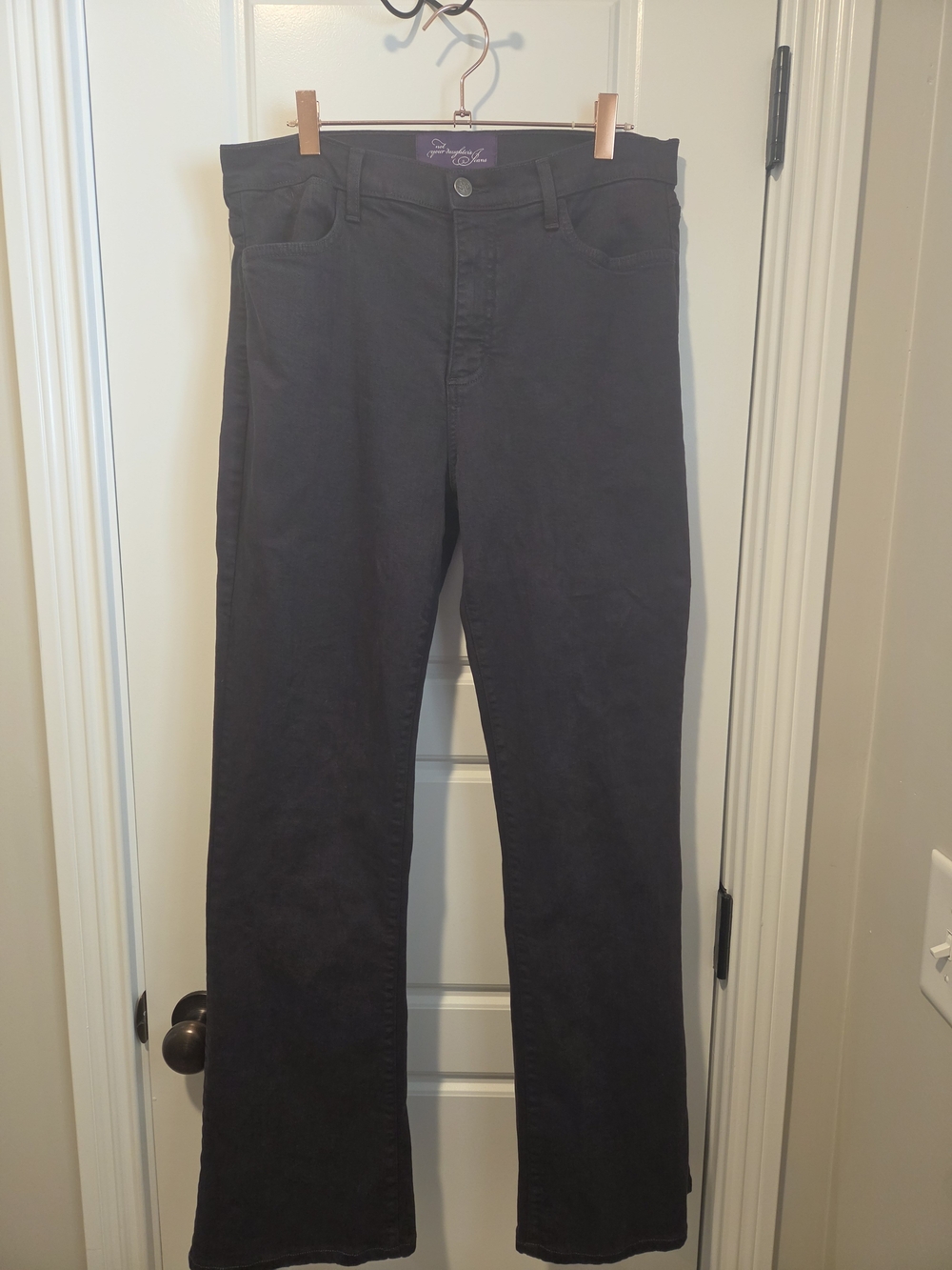 NYDJ Women's Black Boot Cut Jeans Size 10